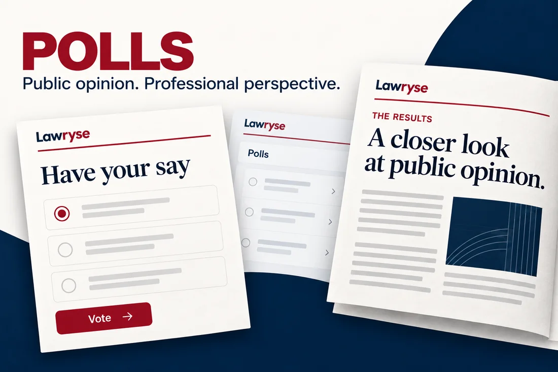 An attorney reviewing a public poll and its results