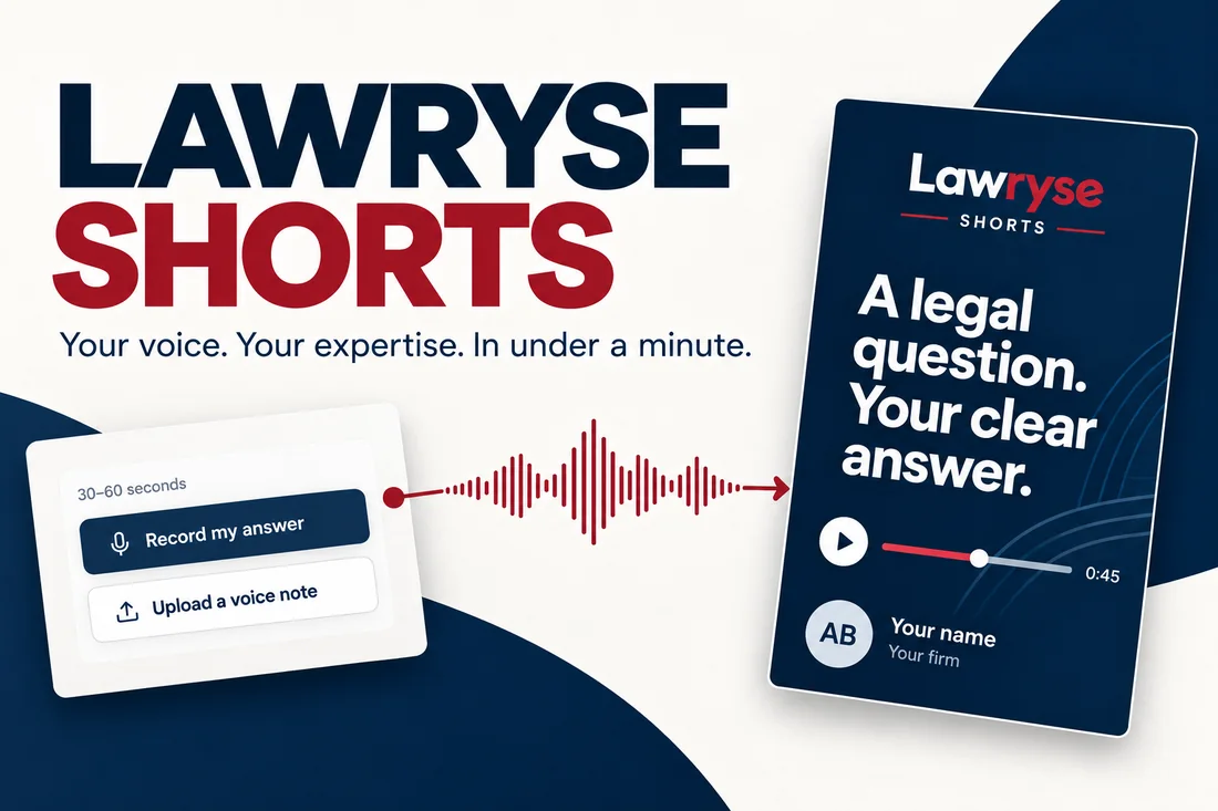 A Lawryse Shorts video on a phone beside a microphone